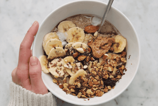 A bowl of foods ideal for biohacking